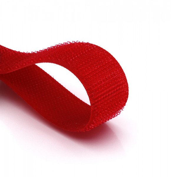 Hook tape for sewing - red