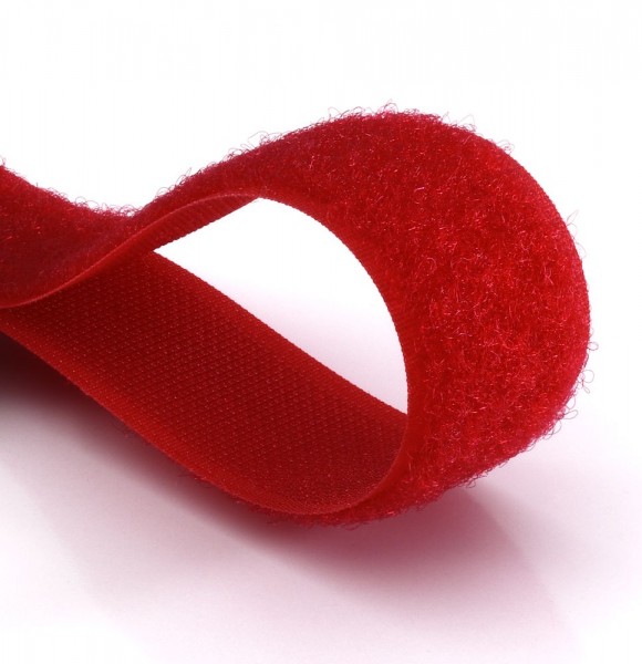 Loop tape for sewing - red